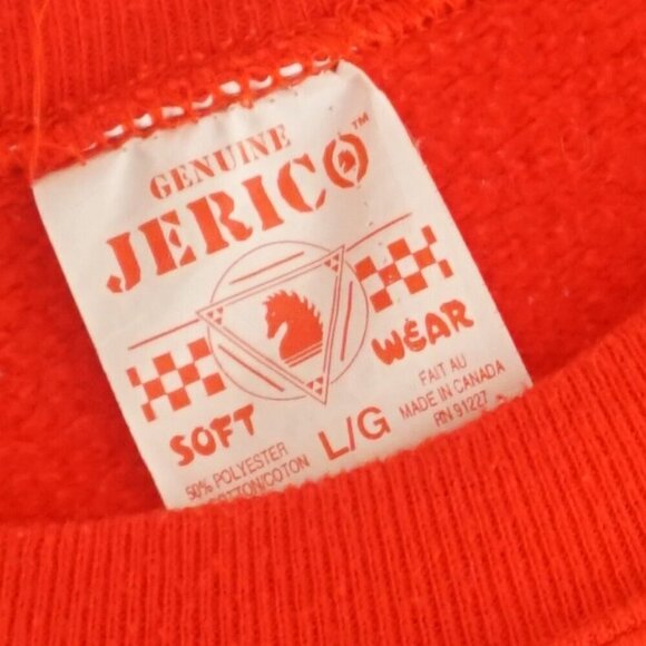 VTG '96 Jericho Soft Wear Bread Muskoka Lake Museum Embroidered Crewneck Sweater - Picture 9 of 9
